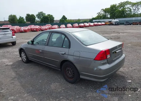 2005 Honda Civic Lx from USA, damaged, VIN 2HGES16605H533536